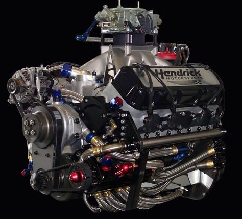 Hendrick Motorsport Drag Racing Engines, Nascar Engine, Chevy Motors, Chevy Ls, Street Outlaws, Car Engines, Go Kart Racing, Mechanical Power, Nascar Race Cars