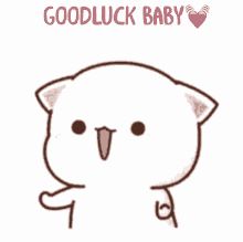 Good Luck Baby GIFs | Tenor Cute Good Luck, Good Luck Gif, Facebook Layout, Cute Gif, Animated Gifs, Good Luck, Cute Cats, Keyboard, Hello Kitty