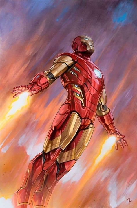 Iron Man Comic Art, Iron Man Flying, Iron Man Artwork, Iron Man All Armors, Adi Granov, Superior Iron Man, Iron Man Face, Iron Man Logo, Iron Man Drawing