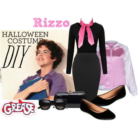 DIY Halloween Costume: Rizzo from Grease by empath-eye on Polyvore featuring Doublju, WearAll, Madden Girl, MKF Collection, ZeroUV, halloweencostume and DIYHalloween Grease Costumes Diy, Rizzo From Grease, Rizzo Grease, Grease Outfits, Grease Costume, Grease Costumes, Women Costume, Costumes Diy, Diy Halloween Costume