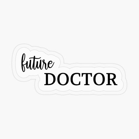 Med Student Stickers, Doctor Stickers Printable, Stickers For Medical Student, Future Doctor Sticker, Medical Stickers Doctors, Doctor Stickers, Sublimacion Ideas, Future Doctor, Transparent Stickers