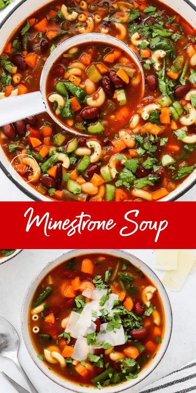 Create this delicious Minestrone soup that is warm, comforting and classic recipe that everybody enjoys. And it’s easy enough to make for dinner on a busy weeknight. Save this super delicious soup for when you need quick and healthy dinner ideas! Vegan / Plant based Easy Minestrone Soup, Easy Minestrone, Soup Vegetarian, Minestrone Soup Recipe, Minestrone Soup, Canned Tomato Sauce, Easy Soup Recipes, Minestrone, Chili Recipes