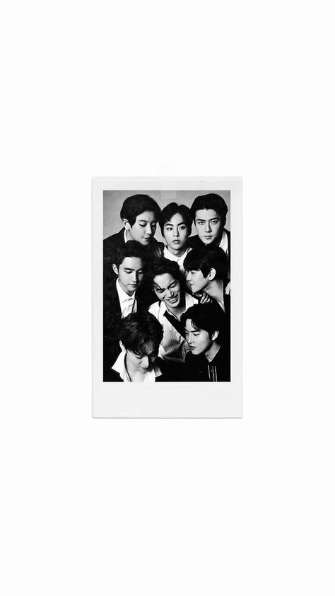 Exo Polaroid Ot9, Exo Kpop Wallpaper, Exo Logos, Exo Wallpaper Aesthetic, Exo Ot9, Exo For Life, Exo Logo, Exo Background, Exo Aesthetic