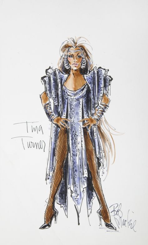 Costume designer Bob Mackie on his iconic looks for Cher, Raquel Welch Bob Mackie Sketches, Bob Mackie Fashion, Cher Bob Mackie, Cher Costume, Drag Aesthetic, Cher Outfits, Dark Fairycore Outfits, Costume Design Sketch, Film Costumes