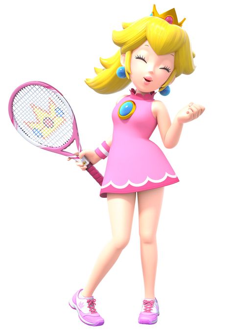 Peach from Mario Tennis Aces #illustration #artwork #gaming #videogames #characterdesign Princess Peach Tennis, Princesa Peach Cosplay, Peach Mario Kart, Mario Tennis, Princess Peach Cosplay, Peach Cosplay, Super Princess Peach, Super Princess, Peach Mario