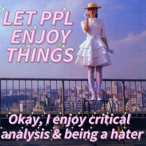 existentialistmemes on Instagram: "Me enjoying being a hater.✨ Meme by @thefemmemoon" Haters Meme, Mood Meme, Meme Page, So Me, Literally Me, Rapunzel, Mood Pics, Anime Drawings, The Good