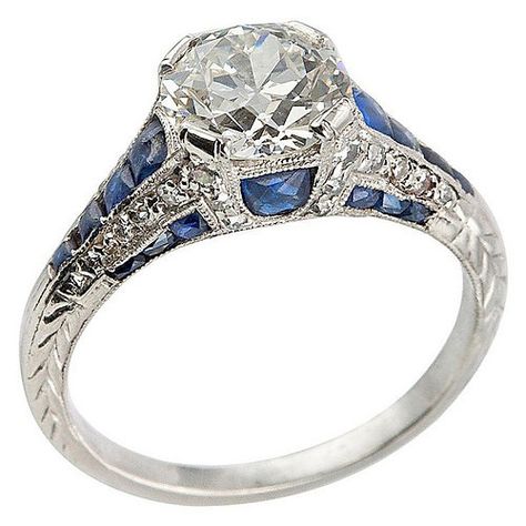 Posted by gemgossip3  on 2015-07-30 14:18:22    Tagged:      herbigday.net/art-deco-sapphire-engagement-ring-craig-eva... Country Field, Field Wedding, Edwardian Engagement Ring, Vintage Engagement Rings Sapphire, Edwardian Ring, Antique Engagement Ring, Vintage Diamond Rings, Sapphire Engagement Ring Blue, Art Deco Engagement