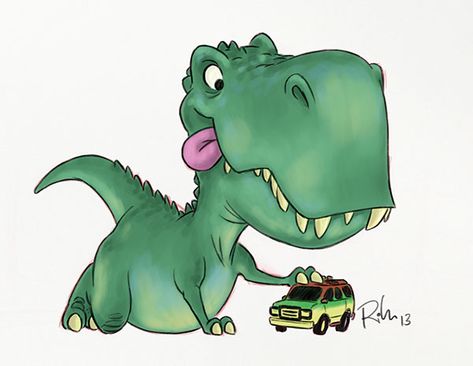 T Rex Cartoon, Sheldon The Tiny Dinosaur, Dinosaur Tattoos, Dinosaur Wallpaper, Dinosaur Images, Dinosaur Drawing, Dinosaur Pictures, Dinosaur Illustration, Cute Sketches