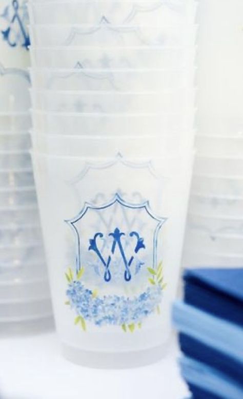 Nantucket Backyard, Nantucket Wedding, Blue White Weddings, Design Darling, Welcome Party, Wedding Crest, Wedding Cups, Furniture Office, Welcome To The Party