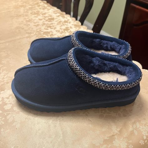 Ugg Tasman Slippers Brand New Deep New Navy Size 2 Kids