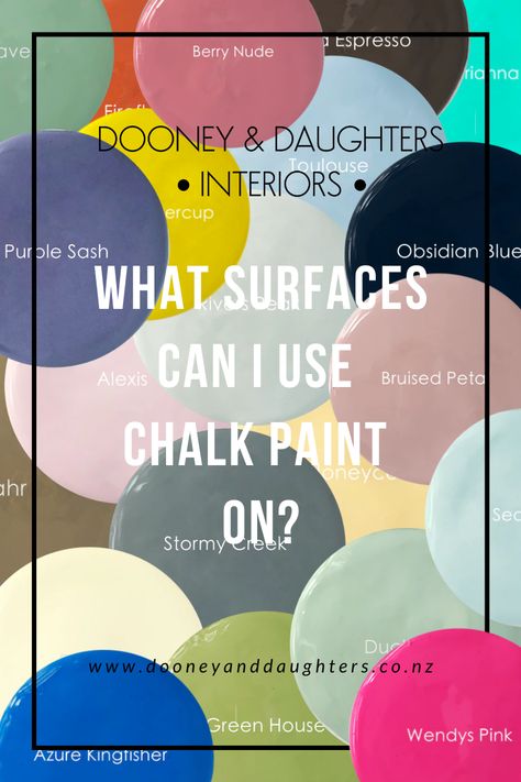 In this blog post we break down all of the different surfaces you can use premium chalk paint on. Chalk Paint Finishes, Chalk Paint Colors, Old Mirror, Chalk Painting, Paint Chip, Dry Well, Glaze Ceramics, Metal Mirror, Painted Table