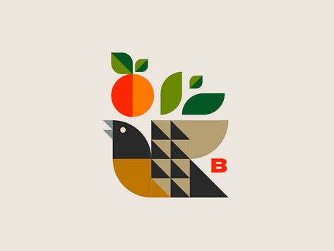 Dribbble Design, Geometric Shapes Design, Geometric Nature, Simple Geometric Pattern, Geometric Artwork, Bird Graphic, Geometry Pattern, Geometric Pattern Design, Modern Abstract Art