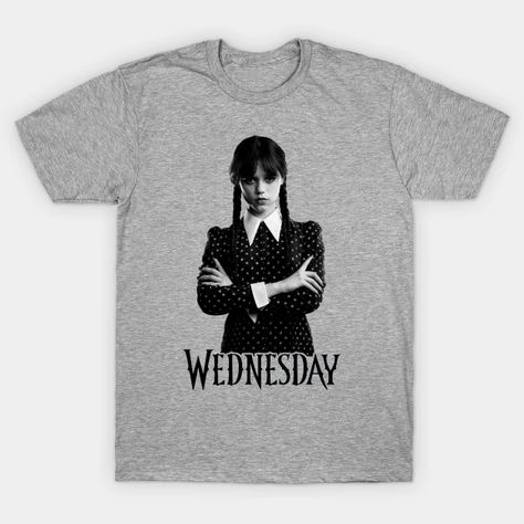 Wednesday Addams Tshirt, Wednesday T Shirt, T Shirts Design, Shirts Design, Addams Family, Wednesday Addams, Onesies, Baby Onesies, Shirt Designs