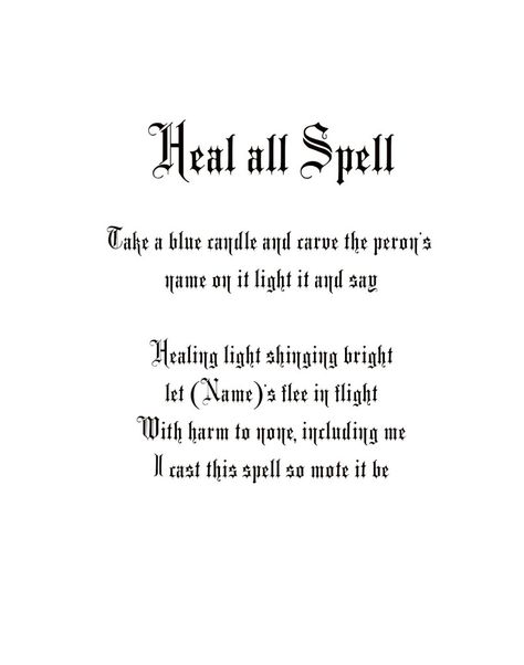 Health Spells For A Loved One, Spells For Positive Change, Healing Spell For A Loved One, Healing Spell Chant, Peace Spell For Someone Else, Spells To Heal Others, Health Spells Wicca, Forced Healing Spell, Feel Better Spell