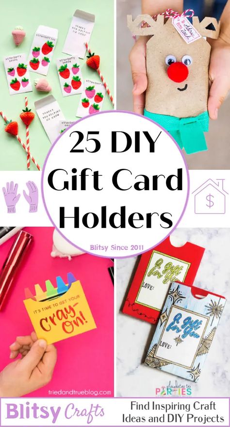 25 DIY Gift Card Holder Ideas (Free Printable Template) Gift Card Holder Template Cricut, Free Gift Card Holder Template, Diy Gift Card Holder Ideas Paper Crafts, Gift Card Template Printable Free, Gift Card Holder Template Free Printable, Gift Card Holders To Make, Diy Gift Card Holder Ideas, Diy Gift Card Ideas, Gift Card Holder Ideas