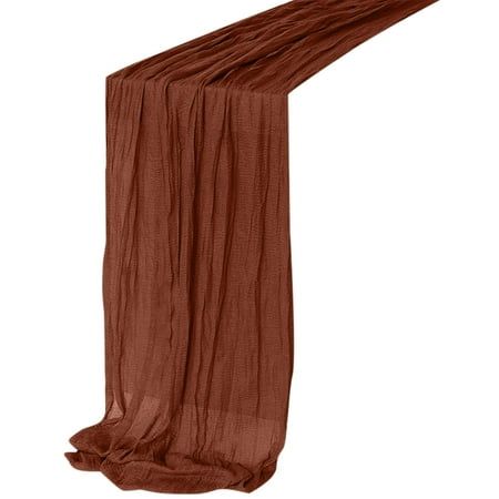 Rustic Style: look and beautiful color, it can be used all seasons, the to any table, and elegant. This table runner was the width and because of its extra length, you can drape and tie each on the screen without any sewing or vustomization. Size: One Size.  Color: Red. Room Dresser Decor, Coffee Table Topper, Farmhouse Cabin Decor, Dining Room Dresser, Gold Table Decorations, Wrinkled Fabric, Table Runner For Wedding, Room Dresser, Boho Tablecloth