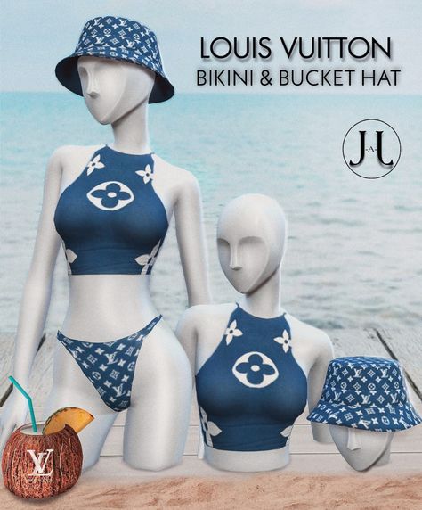 J-ARMOIRE — Top - MESH INCLUDED Bottom - MESH Bucket Hat -... Sims 4 Lifeguard Cc, Ts4 Hat Cc, Sims 4 Bratz Cc, Sims 4 Bathing Suits, Sims 4 Tops Cc Female, Sims 4 Bottoms Cc, Sims 4 Beach Cc, Alluka Zoldyck, Sims 4 Traits