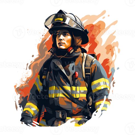 firefighter cartoon ai generate Firefighter Character, Firefighter Illustration, Firefighter Cartoon, Firefighter Drawing, Oc Drawings, Character Reference, Face Drawing, Free Png, Cristiano Ronaldo