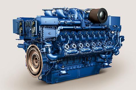 Working of a Diesel Engine Depends on the type of Diesel Engine. Here are two types of Diesel Engines. Diy Old Car Parts Furniture, Marine Diesel Engine, Studebaker Trucks, Mechanical Energy, Diesel Mechanics, Race Engines, Combustion Engine, Truck Engine, Gasoline Engine