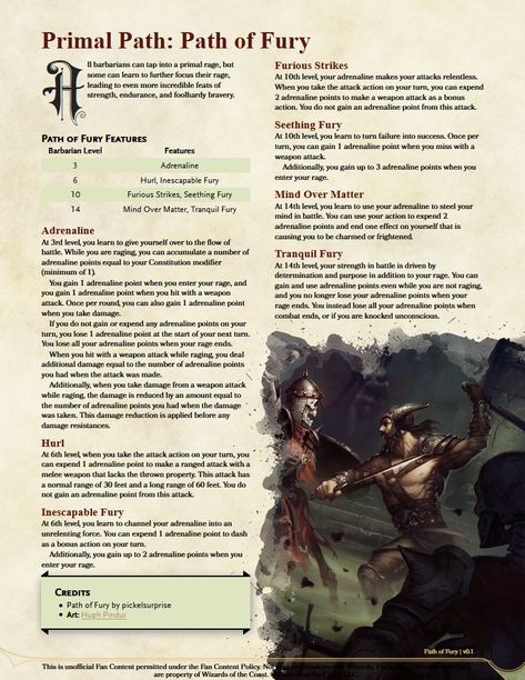 Philippine Folklore, Dnd Barbarian, Dnd Monk, Dnd Subclasses, Homebrew Classes, Barbarian Dnd, Homebrew Monsters, Dnd Dm, Dungeons And Dragons Rules