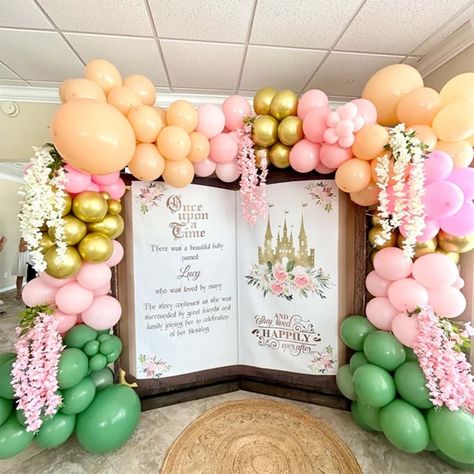 Buy Princess Party Decoration Girl Birthday Backdrop Princess Baby Online in India - Etsy Fairytale Birthday Theme, Fairytale Birthday Party, Fairytale Baby Shower, Princess Backdrops, Fairytale Birthday, Princess Birthday Party Decorations, Disney Princess Birthday Party, Princess Theme Birthday, Fairytale Party