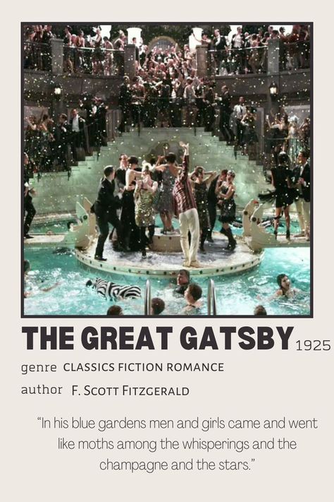 The Great Gatsby Poster Vintage, The Great Gatsby Book Aesthetic, The Great Gatsby Movie Poster, The Great Gatsby Poster, Great Gatsby Poster, The Great Gatsby Book, The Great Gatsby Movie, Gatsby Movie, Gatsby Book