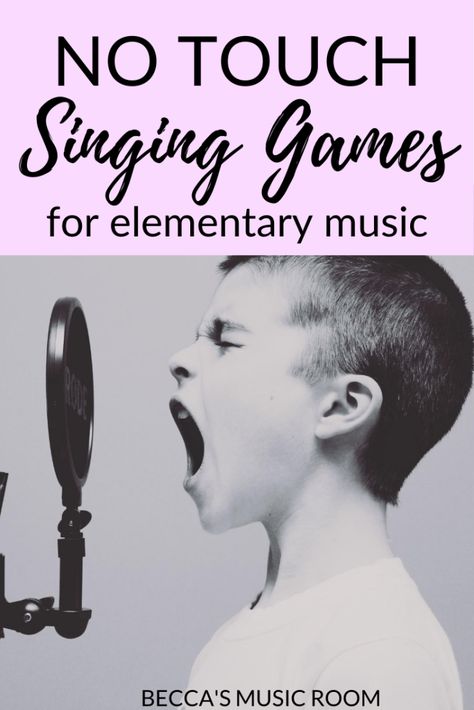 No Touch Singing Games for Elementary Music - Becca's Music Room Music Rhythm Games, Elementary Choir, Emotions Preschool, Singing Games, Kindergarten Music, Elementary Music Class, Music Teaching Resources, Elementary Music Lessons, Elementary Music Teacher