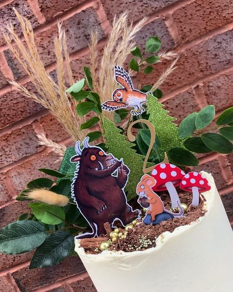 Julia Donaldson Party Ideas, Julia Donaldson Party, Julia Donaldson Cake, Gruffalo Cake, Gruffalo Party, Julia Donaldson, 3rd Birthday Cakes, The Gruffalo, 2nd Birthday Party Themes