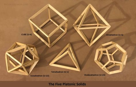 All Wood Platonic Solids Set of Five by RNDmodels Platonic Solids Projects 3d Shapes, Archimedean Solids, Waldorf Teaching, Platonic Solids, Platonic Solid, Neon Lamp, Spiritual Decor, Principles Of Design, Geometric Decor