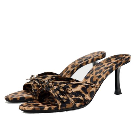 PRICES MAY VARY. Size Conversion: for inner length 22.5 cm, choose size EU 35 / UK 2 / US 4 / Lable 35 If you have any questions before or after buying, please contact us at any time. Our customer service team will reply to your email within 24 hours. Heel Type: Kitten Heel，Heel height: 6cm, Cheetah Print Sandals, Leopard Kitten, Office Fits, Heels Bow, Cheetah Heels, Leopard Print Heels, Feeling Pretty, Leopard Heels, Wedding Dress Shoes