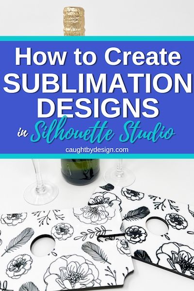 Pin Image for How to Create Sublimation Designs in Silhouette Studio How To Create Sublimation Designs, How To Design Sublimation Images, Screen Printing Shops, Sublimation Gifts, Design Tape, Sublimation Ideas Projects Inspiration, Silhouette Curio, Sublimation Images, Silhouette Tutorials