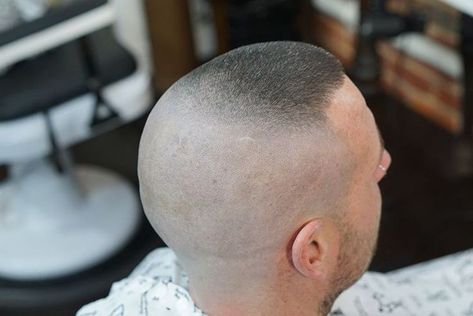 Southside Fade, Fade Haircut With Beard, Barber Instagram, Bald Head With Beard, Crew Cut Haircut, Flat Top Haircut, Bald Men Style, Clipper Cut, Beard Haircut