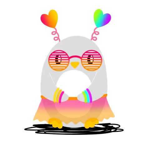 Penguin is living his best rainbow life for the June freebie! . . . . . . . . . . . #loveislove #happypride #rainbow #penguinillustrations #kawaiiillustration #irishetsyseller #smallirishbusiness Kawaii Illustration, Penguins, Etsy Seller, Rainbow, On Instagram, Quick Saves, Instagram