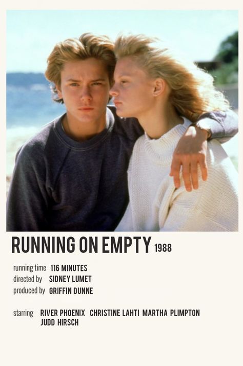 River Phoenix, Judd Hirsch, Christine Lahti Martha Plimpton River Phoenix Movies, Judd Hirsch, Christine Lahti, Martha Plimpton, Polaroid Movie Poster, Best Teen Movies, Romcom Movies, Running On Empty, Movies To Watch Teenagers