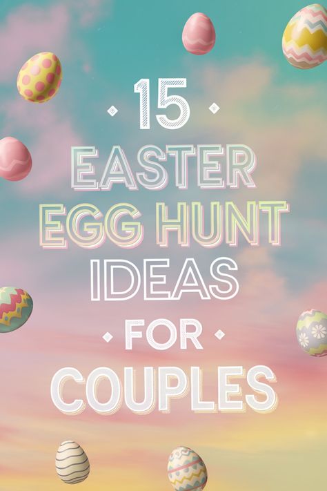 Discover 15 Easter Egg Hunt Ideas for Couples to add some fun and excitement to your holiday celebration. These creative and unique ideas will help you create lasting memories with your partner as you search for hidden treasures together. From themed hunts to DIY clues, there are plenty of ways to make this Easter unforgettable. Whether you're planning a romantic date or just looking for a new twist on the traditional Easter egg hunt, these ideas are sure to bring joy and laughter to your day. Couples Trivia, Easter Egg Hunt Ideas, Egg Hunt Ideas, Easter Surprise, Traditional Easter, Romantic Surprise, Childhood Games, Easter Traditions, Dinner Themes