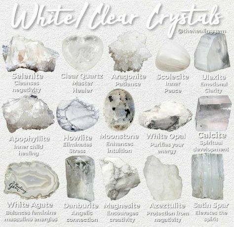 Crystal Identification, Minerals Crystals Stones, Gemstones Chart, Crystal Healing Chart, Crystal Vibes, Crystal Guide, Spiritual Crystals, Pretty Rocks, Crystal Healing Stones