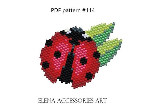 Seed Bead Tutorials, Miyuki Beads Pattern, Art Perle, Bead Crochet Rope, Brick Stitch Earrings, Brick Stitch Pattern, Bead Embroidery Patterns, Bead Weaving Patterns, Loom Bands