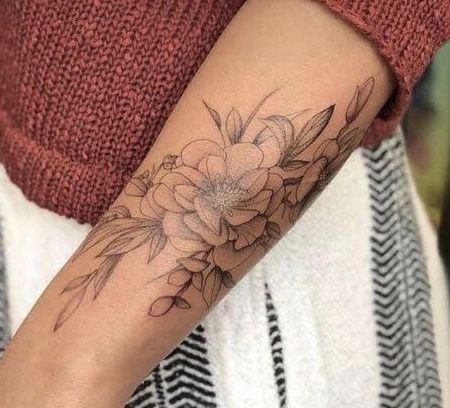 Floral Tattoo Elbow Crease, Above The Elbow Tattoo, The Elbow Tattoo, Tattoo Elbow, Ink Therapy, Elbow Tattoo, Elbow Tattoos, Floral Tattoo Sleeve, Nice Photos