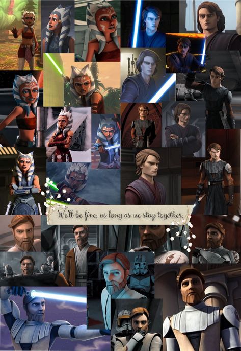 The pics I used to make the wallpaper aren't mine: credits to the owners/creators Anakin And Obi Wan Wallpaper, Obi Wan Wallpaper, Anakin Wallpaper, Ahsoka And Anakin, Anakin And Obi Wan, Ahsoka Anakin, Anakin Obi Wan, Star Wars Wallpaper, Ahsoka Tano