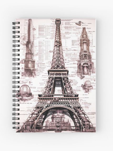 Immerse yourself in the architectural grandeur of the iconic Eiffel Tower with our blueprint design collection! Perfect for architecture enthusiasts, Paris lovers, and those who appreciate intricate detailing, these designs add a touch of historical elegance to your wardrobe. Celebrate the marvel of French engineering today! Plate Architecture, Collection Journal, Blueprint Design, Paris Tower, Comparative Analysis, Tower Design, Stylist Tattoos, Architectural Details, Design Collection