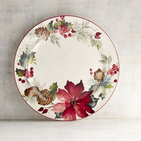 Pier 1 Imports Berry Christmas Poinsettia Dinnerwarebestproductscom Christmas Dinner Plates, Wreath Illustration, Christmas China, Christmas Dinnerware, Dishes Plates, In Aesthetic, Christmas Poinsettia, Christmas Dishes, Chairs Outdoor