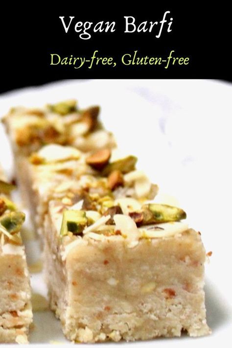 Vegan Barfi Make A Snow Globe, Diy Gifts For Christmas, Artificial Snow, Indian Dessert Recipes, Indian Sweet, Indian Desserts, Indian Sweets, Vegan Condiments, Vegan Sweets