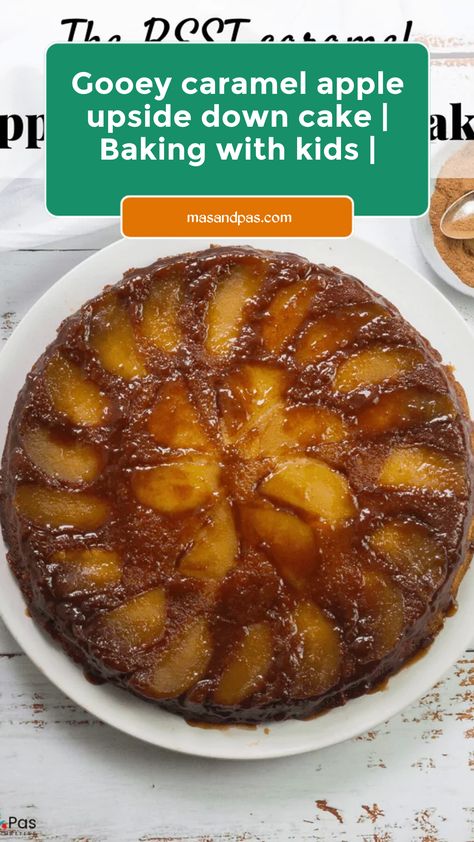 Upside down cakes are just so much fun to make! This caramel apple upside down cake is moist, delicious and packed with flavour. A great sticky sweet for tea time treats. Candy Apple Upside Down Cake, Apple Magic Cake, Caramel Apple Upside Down Cake, Tea Time Treats, Prep Classroom, Apple Upside Down Cake, Upside Down Apple Cake, Upside Down Cakes, Heart Sweets