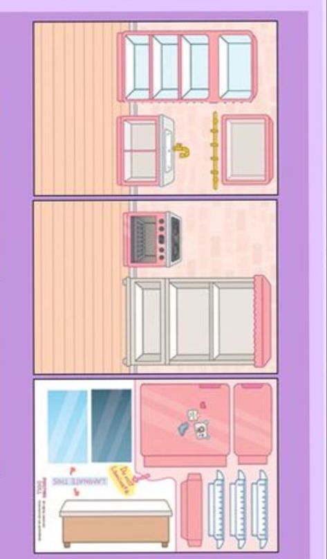 Toca Boca Quiet Book Printable, Puzzle Piece Crafts, Doll House Bedroom, Free Printable Paper Dolls, Body Part Drawing, Quiet Book Templates, Kids Origami, House Template, Paper Dolls Diy