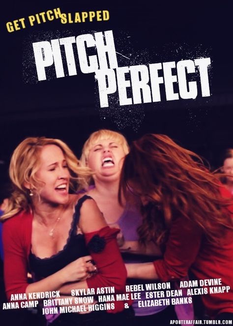 pitch perfect Pitch Perfect Poster, Pitch Perfect Memes, Pitch Perfect 1, Pitch Perfect 2012, Basement Movie Room, Skylar Astin, Anna Camp, Perfect Movie, Anna Kendrick