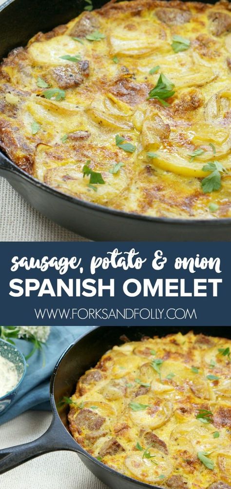 International Breakfast Ideas, Spanish Omelet, International Breakfast, Dominicano Recipes, Spanish Breakfast, Omlet Recipes, Spanish Cooking, Traditional Spanish Recipes, Christmas Breakfast Recipe