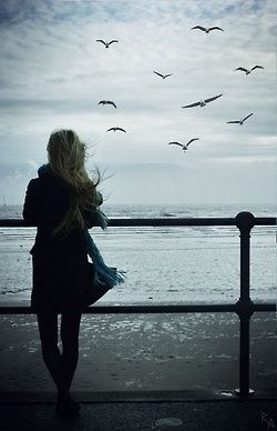 Bird watching sky girl ocean clouds birds alone fly windy Flying In The Sky, Humor Quotes, Awesome Quotes, Alam Yang Indah, 인물 사진, Pics Art, A Quote, Inspirational Quote, Famous Quotes