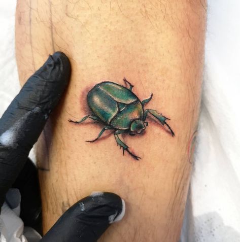 Beetle Tattoo Color, Beetle Tattoo Small, Neon Tattoo, Beetle Tattoo, Shadow Tattoo, Celestial Tattoo, Insect Tattoo, 100 Tattoo, 1 To 100