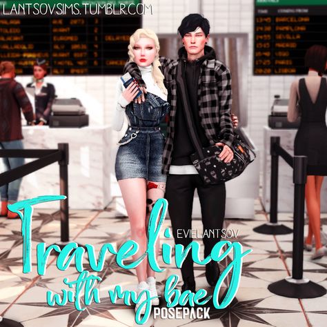 First Class Plane, 4 Piercings, Sims 4 Couple Poses, Sims 4 Piercings, 4 Poses, Travel Pose, My Bae, Sims 4 Cc Finds, Sims Mods