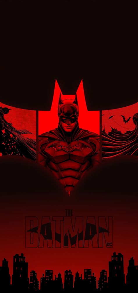 Batman Gotham City wallpaper Batfleck Art, The Batman Wallpaper, Best Wallpapers For Iphone, Batman Wallpaper Iphone, Batman Painting, Joker Photos, Batman Comic Wallpaper, Batman Inspired, Batman Fan Art